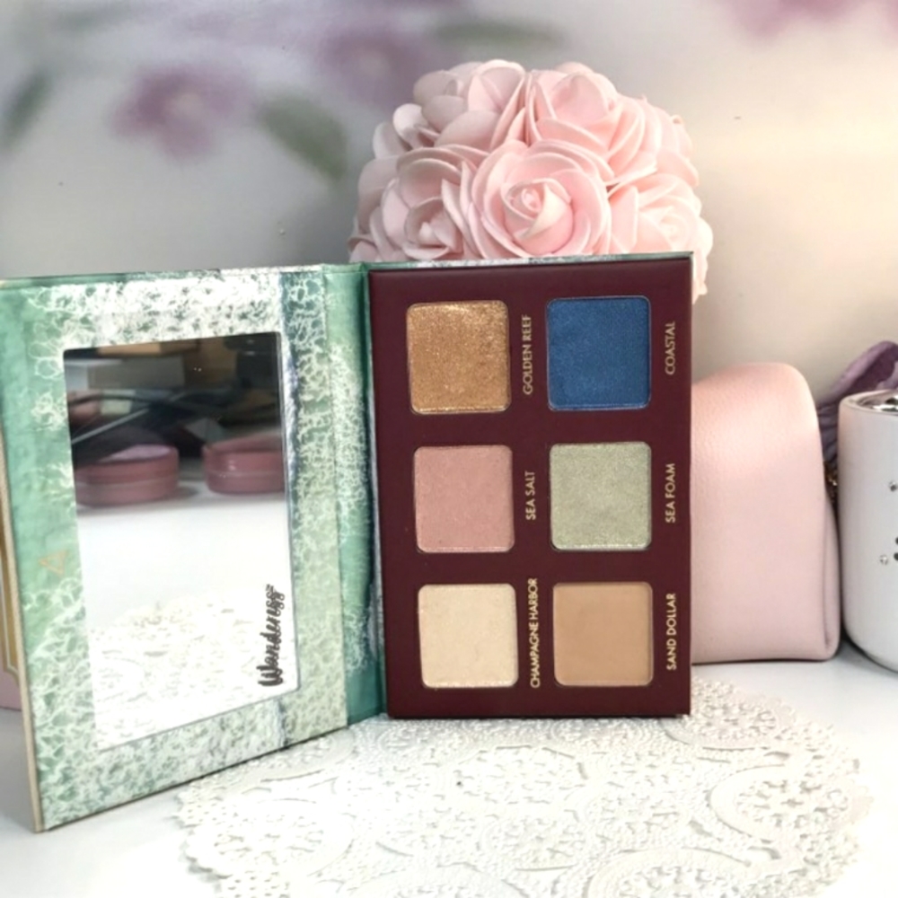 🟢 3/$19! Wander Beauty Wanderess Seascape Eyeshadow Palette 6 Pan 11g *BNIB